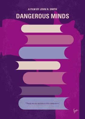 No655 My Dangerous Minds minimal movie poster