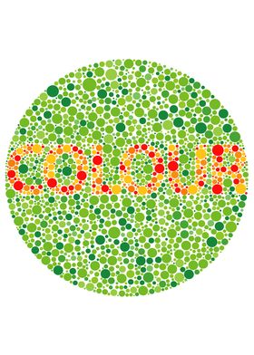 Colour blindness art