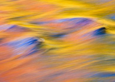 Waves of  Color Abstract