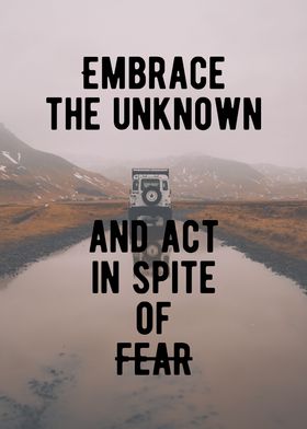 Motivational - Embrace The Unknown