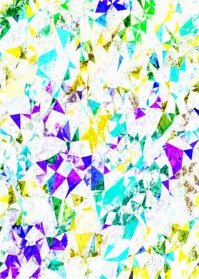 psychedelic geometric triangle polygon pattern abs