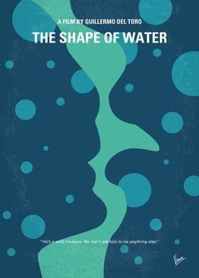 No902 My The Shape of Water minimal movie poster