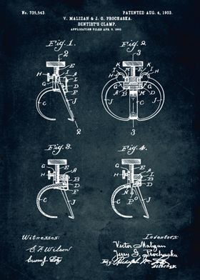 No376 - 1903 - Dentist´s clamp