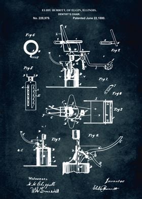 No375 - 1880 - Dentist´s chair