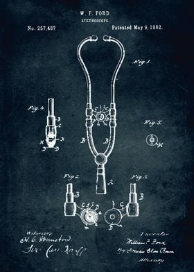 No374 - 1882 - Stethoscope