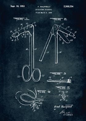 No379 - 1949 - Episiotomy scissors