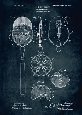 No371 - 1901 - Othalmoscope - Meyrowitz