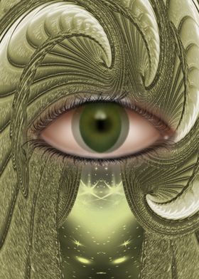 Mystic green Eye