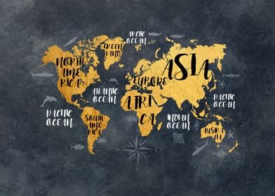 world map 