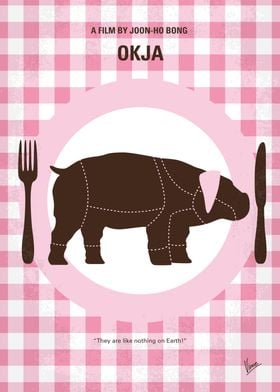 No921 My Okja minimal movie poster