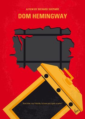 No917 My Dom Hemingway minimal movie poster