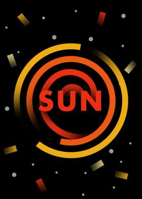 SUN / space flat design