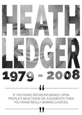 Heath Ledger and quote memory