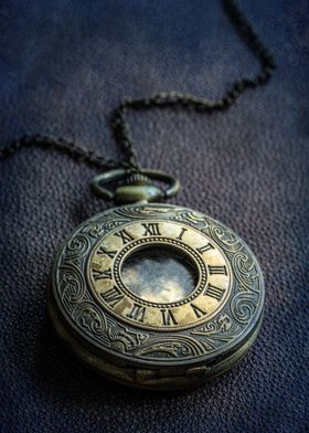 Ornamented pocket watch