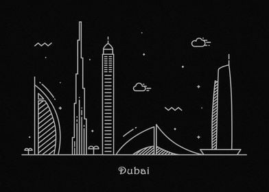 Dubai Skyline, UAE