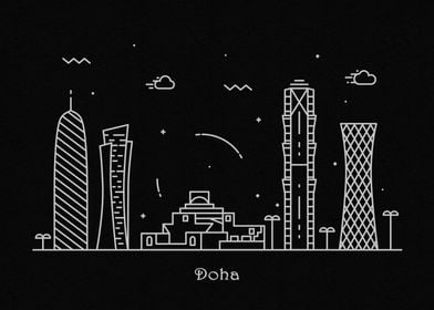 Doha Skyline, Qatar