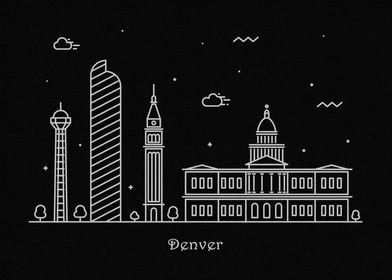 Denver Skyline, Colorado