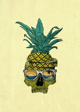 pineapple skull