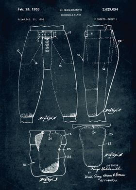 No395 - 1950 - Football pants