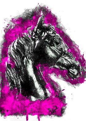 The pink horse