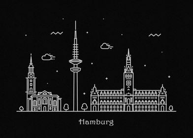 Hamburg Skyline, Germany