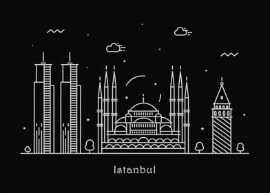 Istanbul Skyline, Turkey