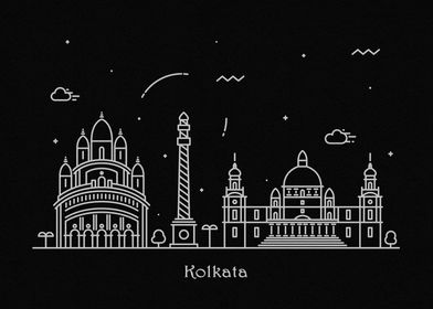 Kolkata Skyline, India