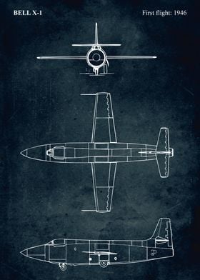 No003 - BELL X-1 - First flight 1946