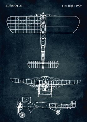 No005 - BLÉRIOT XI - First flight 1909