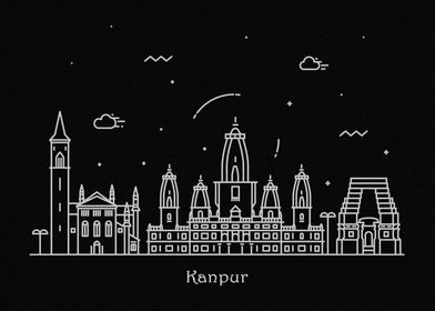 Kanpur Skyline, India