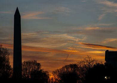 DC at dusk
