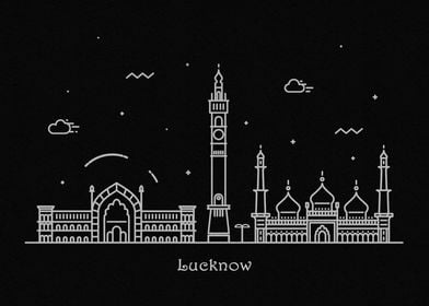 Lucknow Skyline, India