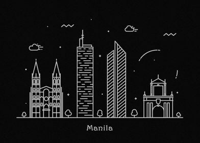 Manila Skyline Philippines