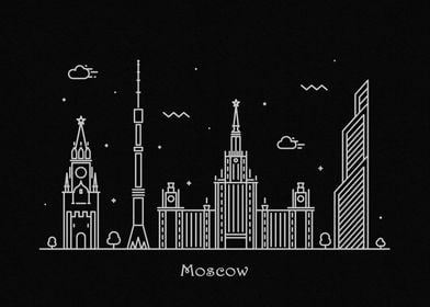 Moscow Skyline, Russia