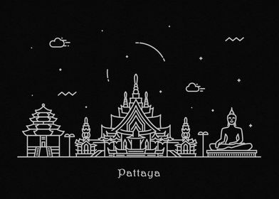 Pattaya Skyline, Thailand