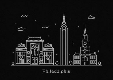 Philadelphia Skyline, USA