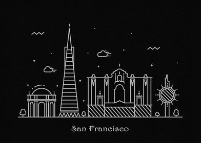 San Francisco Skyline, CA