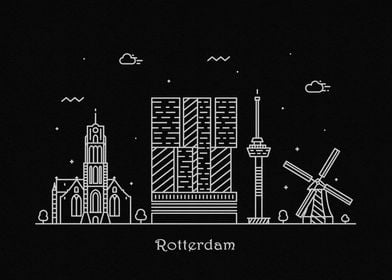 Rotterdam Skyline