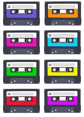 Retro Cassette Tapes