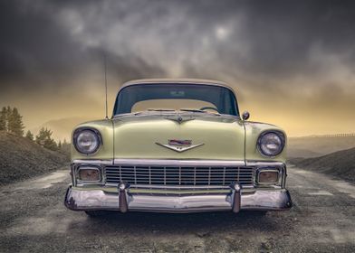 Edit of a lovely old classic car.