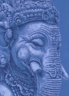 Ganesha blue