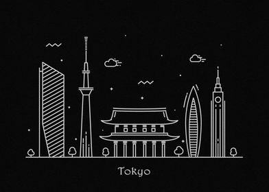 Tokyo Skyline, Japan