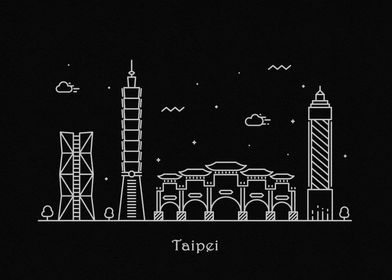 Taipei Skyline, Taiwan