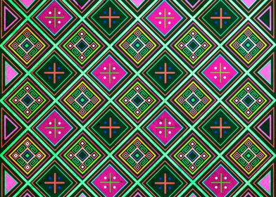 Indigenous ethnic pattern design