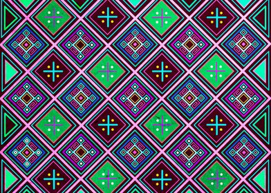 Indigenous ethnic pattern design