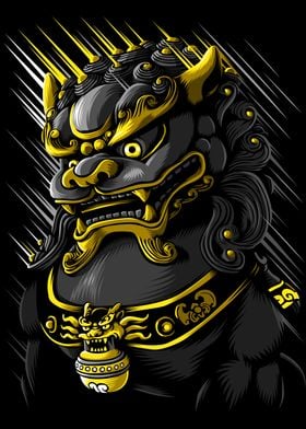 Chinese Dragon Gold