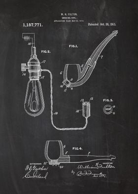 Cigars And Pipes Patent Drawing-preview-2