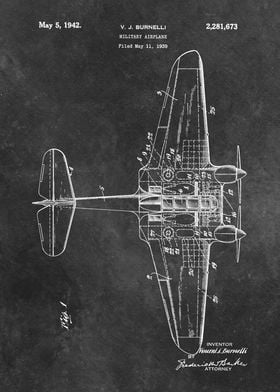 1939 Burnelli Military airplane