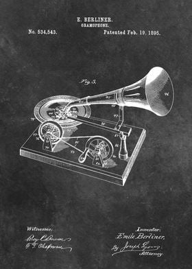 1895 Berliner Gramophone 