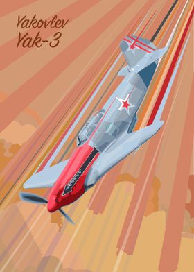 Yakovlev Yak 3 pop art